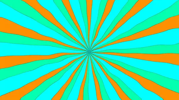 Çoklu renk dalgalı turuncu deniz mavisi Cyan 2D düz çizgili resim 8K çizim soyut, çizgi film arka plan kirişleri. Vintage metin arkaplanını kopyala