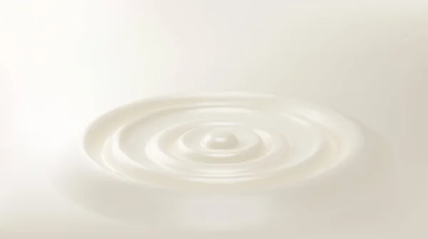 Lait Crème Fond Onde Liquide Ondulation Vague Lait Yogourt Milkshake — Image vectorielle