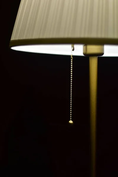 Details of lamp shade at night