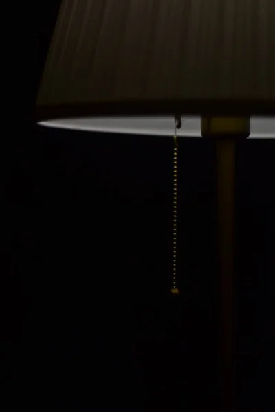Details of lamp shade at night