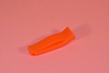 First aid kit rescue blanket on a pink background medical