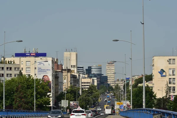 Novi Sad Srbsko 2023 Vstup Novi Sad Duhového Mostu — Stock fotografie