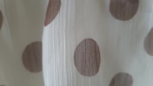 Zbliżenie Kolorowe Tekstury Tkaniny Abstrakcyjny — Wideo stockowe