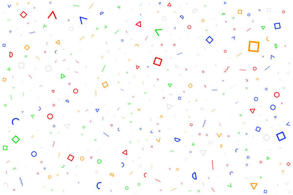 Seamless abstract background for celebration, event, ceremony, birthday, party and other purposes. Vector design.