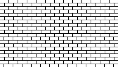 Tuğla duvar kağıdı şablonu. Vektör tasarımı.