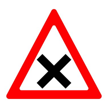 Yol tabelası. Vektör tasarımı.