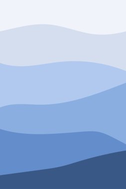 Soyut mavi dalga arka plan şablonu. Kusursuz bir geçmişi var. Vektör tasarımı.