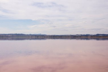Salt lake of Torrevieja, Spain