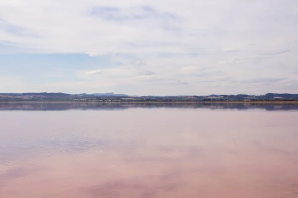 Salt lake of Torrevieja, Spain