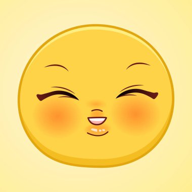 Duyguların dışavurumu seti. karikatür illüstrasyon insan yüzü