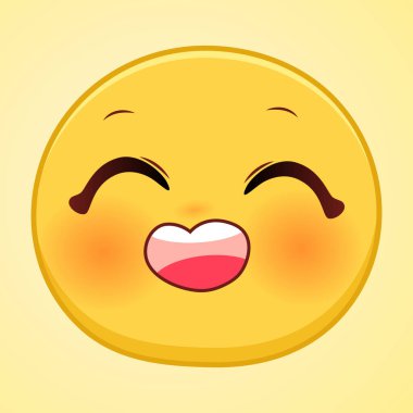 Duyguların dışavurumu seti. karikatür illüstrasyon insan yüzü