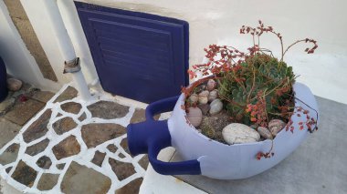 Klima yerleşimi, Milos Adası Cyclades Yunanistan Geleneksel yerleşim yeri