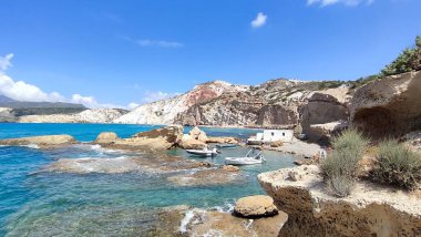 Firiplaka Beach Milos Yunanistan