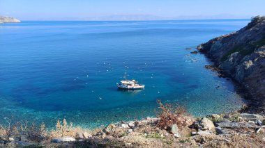 Balıkçı teknesi Syros Yunanistan Lazaretta