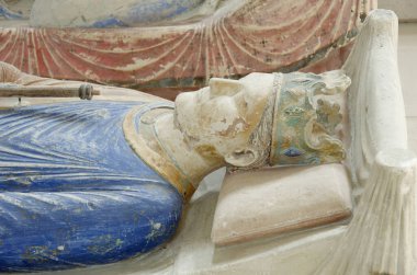 View from Fontevrault Abbey with details