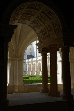 View from Fontevrault Abbey with details