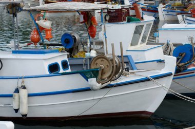 View of Elounda and Spinalonga, Crete, Greece