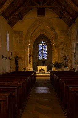 Varengeville sur Mer and its famous church and graveyard