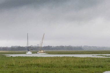 bir ikonik köy: Regnville ve kıyıları Kanal, Normandiya, Fransa