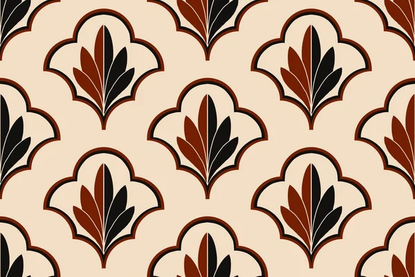Geometric Floral Shape Classic Pattern Illustration Geometric Floral Shape Antique — Stock Photo, Image