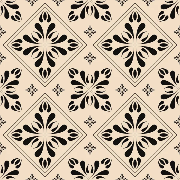 Ethnic Tribal Geometric Pattern Illustration Retro Classic Black White Color — Stock Photo, Image