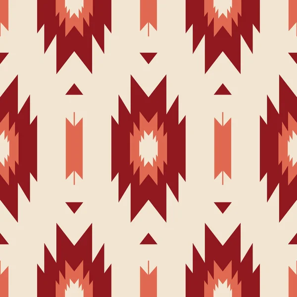 Червоний Візерунок Ацтека Навахо Векторний Ацтек Навахо Геометричний Фон Вітрила — стоковий вектор