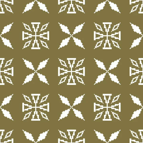 アステカ キムの表面パターン ベクトルAztecは幾何学的な形状シームレスなパターンの背景を殺します 家庭の装飾要素 包装のための民族の表面パターンデザインの使用 — ストックベクタ
