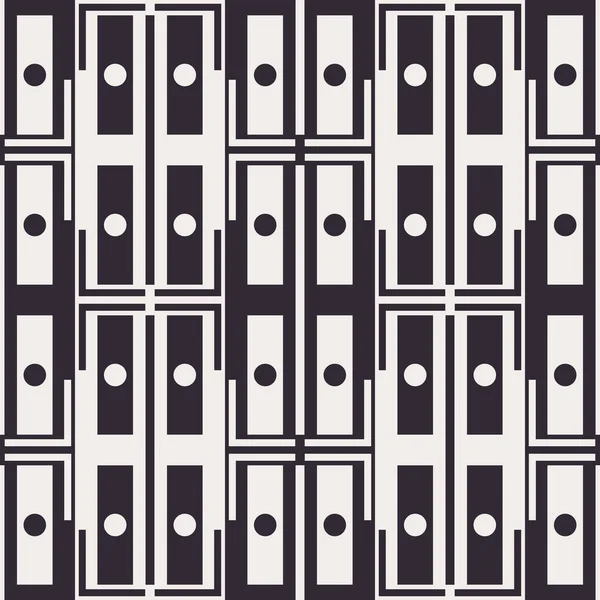 Modello Geometrico Astratto Colore Bianco Nero Forma Geometrica Astratta Vettoriale — Vettoriale Stock