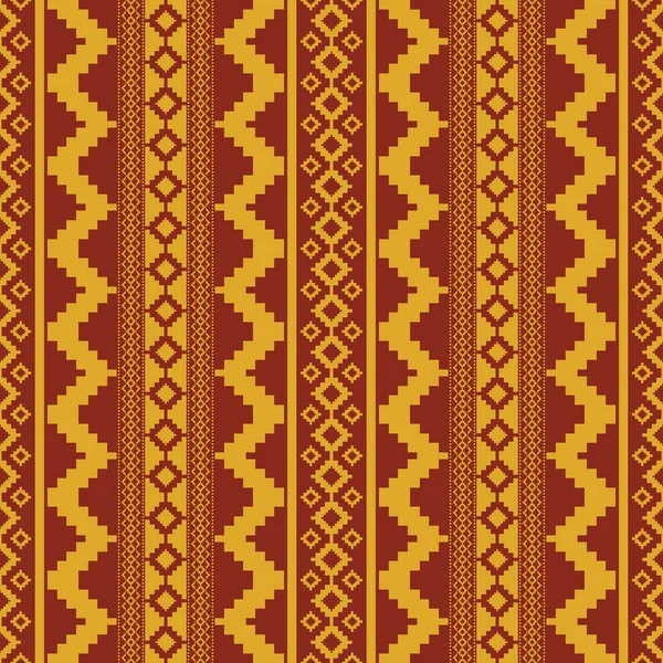 아즈텍 역줄무늬 아즈텍 기하학적 줄무늬는 패턴의 배경이다 민족적 기하학적 역본은 — 스톡 벡터