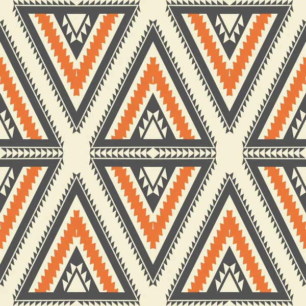 Ethnique Motif Coloré Sud Ouest Vector Aztec Navajo Forme Géométrique — Image vectorielle