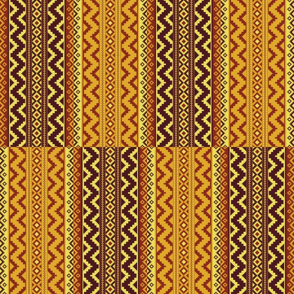 Aztekisches Kelim Patchwork Muster Vector Aztec Kelims Geometrischer Patchwork Nahtloser — Stockvektor
