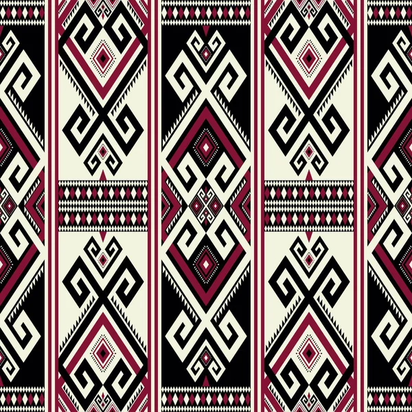Modèle Géométrique Ethnique Vector Aztec Kilim Forme Géométrique Motif Sans — Image vectorielle