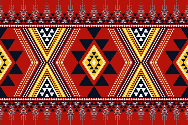 Padrão Geométrico Colorido Tradicional Asteca Vetor Azteca Forma Geométrica Tribal —  Vetores de Stock