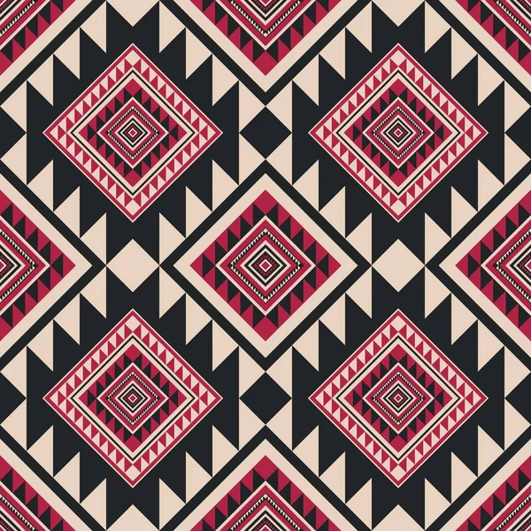 African American Geometric Pattern Illustration Ethnic Tribal Geometric Shape Seamless — Stock Photo, Image