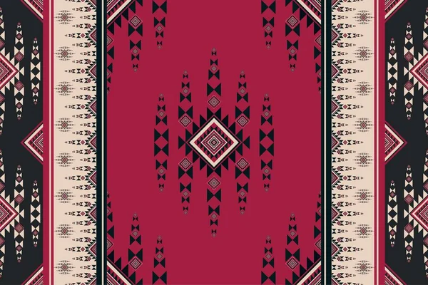 Southwest Navajo Colorful Vintage Geometric Pattern Illustration Ethnic Tribal Geometric — Stock Photo, Image