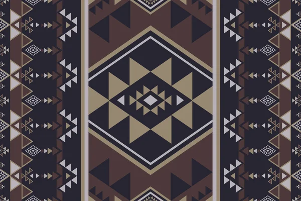 Motif Géométrique Navajo Sud Ouest Vecteur Ethnique Sud Ouest Forme — Image vectorielle
