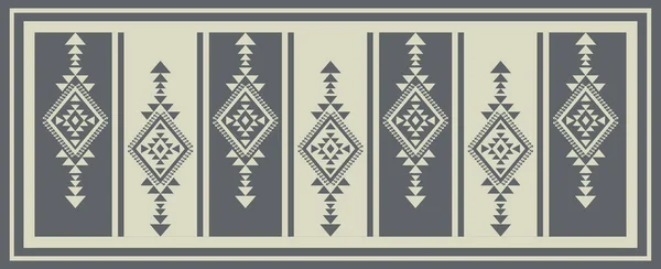 Patrón Geométrico Étnico Suroeste Vector Azteca Navajo Forma Geométrica Patrón — Archivo Imágenes Vectoriales
