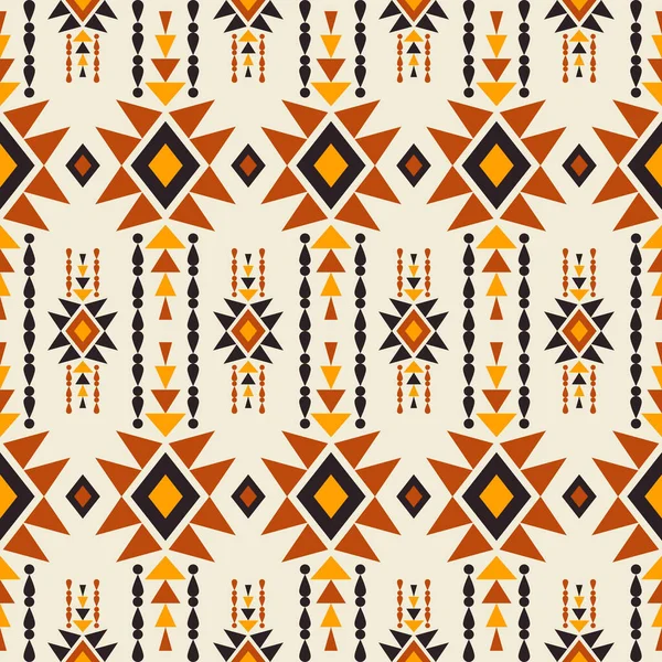 Southwest Navajo Colorful Stripes Pattern Vector Ethnic Southwest Geometric Stripes — Stock Vector