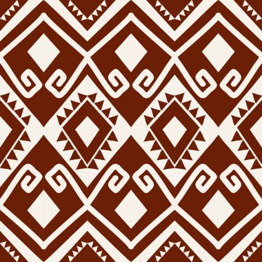 Etnik güneybatı geometrik desen. Vektör aztec Navajo geometrik şekli kusursuz desen. Kumaş, tekstil, yorgan, halı, duvar kağıdı, döşeme, ambalaj vs. için Aztek geometrik desen kullanımı.