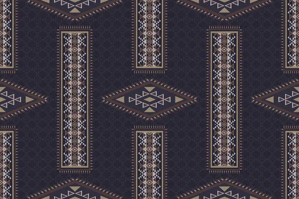 Modèle Vintage Géométrique Tribal Aztèque Vector Aztec Kilim Forme Géométrique — Image vectorielle