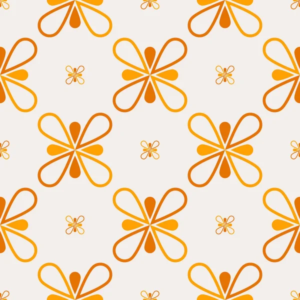 Motif Floral Géométrique Coloré Vecteur Géométrique Forme Florale Colorée Sans — Image vectorielle