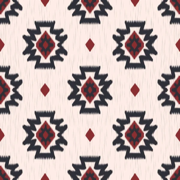 Aztec tribal geometric ikat pattern. Illustration aztec Navajo geometric shape seamless pattern ikat style. Ethnic southwest pattern use for fabric, textile, home decoration elements, upholstery, etc.