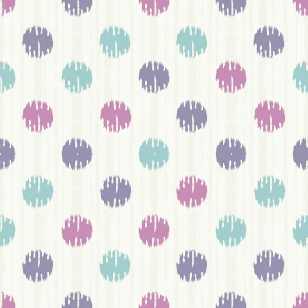 Polka Dots Colorful Pattern Ikat Style Illustration Geometric Small Circle — Stock Photo, Image