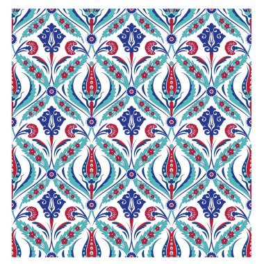 Döşeme kiremit motifleri ile dizayn edilmiş kusursuz desen