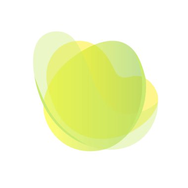 Abstract modern graphic element in yellow color. Dynamic yellow shape. Abstract gradient banner with flowing liquid shapes. Template for logo design, flyer or presentation. Vector