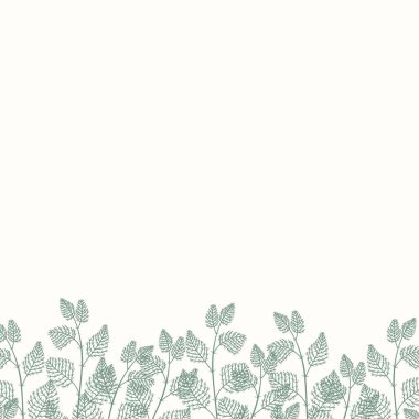 Metin için Wormwood şifalı vektör botanik afişi. İşaret, logo, ambalaj, baskı, şablon, kağıt için Sagebrush tıbbi bitki ile el çizimi kart. Absinthe, yemek, eczane, doğa