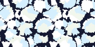 Kusursuz dairesel fırça darbeleri izi. Vektör el ebru etkisi. Yuvarlak desenli soyut geometrik parlak baskı. Moda, tekstil, kumaş, duvar kağıdı, yüzey tasarımı için tasarım