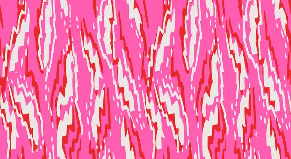 El yapımı soyut dinamik organik şekiller kusursuz desenler. Eşsiz desen süslemesi olan vektör pembe arka plan. Çağdaş baskı.
