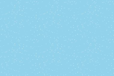 Mavi arkaplana saçılmış minimalist, pürüzsüz noktalar. Düz ve çok yönlü tasarım kumaş, ambalaj kağıdı, kırtasiye ve modern dekoratif projeler için uygundur..