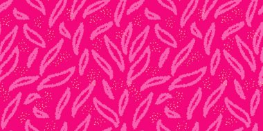 Pembe arkaplanda organik şekiller barındıran kusursuz soyut desenler. Düz çağdaş baskı. Vektör Han çizildi. Tekstil, kırtasiye, ambalaj ve modern dekor tasarımları, enerji ve oyunculuk eklemek.